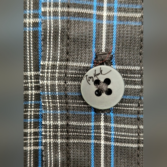 Tony Hawk Men's Plaid Skateboard 🛹  Button-up T Shirt 👕 Size XXL - Picture 9 of 10